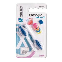 Abbildung: Miradent Prosonic micro 2 Refill Bürstenkopfset 1 St PZN 10114874