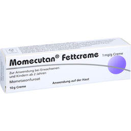 Abbildung: Momecutan 1 mg / g Fettcreme 10 g, Creme PZN 10115968