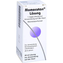 Abbildung: Momecutan 1 mg / g Lösung zur Anwendung auf der Haut 20 ml, Lösung PZN 10116086