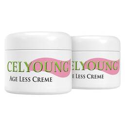 Abbildung: Celyoung age less Creme plus eine Gratis Creme, 2X50 ml PZN 10118642