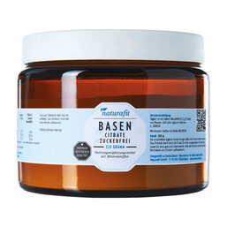 Abbildung: Naturafit Basencitrate zuckerfrei Pulver 320 g, Pulver PZN 10123399