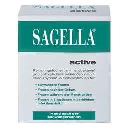 Abbildung: Sagella active Reinigungstücher Tücher, 10 St PZN 10123620