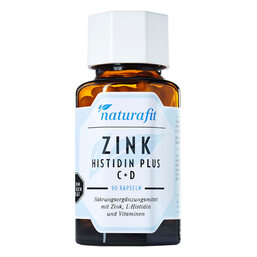 Abbildung: Naturafit Zink Histidin plus C + D Kapseln Kapseln, 90 St PZN 10124677