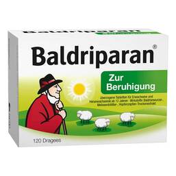 Abbildung: Baldriparan Zur Beruhigung überzogene Tabletten Überzogene Tabletten, 120 St PZN 10124803