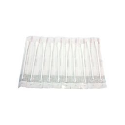 Abbildung: Wattestäbchen Kunststoff kleiner Kopf 15 cm steril 10X1 St PZN 10125286