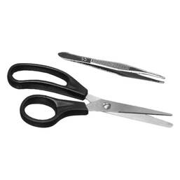 Abbildung: Schere Pinzette Set steril 1 St PZN 10125837