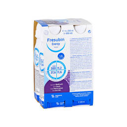 Abbildung: Fresubin Energy Drink Waldfrucht Trinkflasche Cpc Lösung, 4X200 ml PZN 10134115