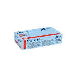 Abbildung: Nitril Bestgen Untersuchungshandschuhe unsteril Größe S 100 St, Handschuhe PZN 10134641