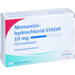 Abbildung: Memantinhydrochlorid STADA 10 mg Filmtabletten 42 St, Filmtabletten PZN 10142296