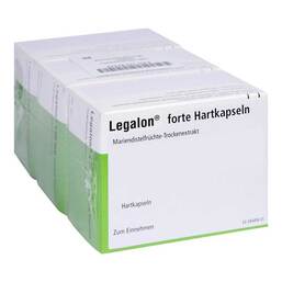 Abbildung: Legalon forte Hartkapseln 180 St, Hartkapseln PZN 10142445