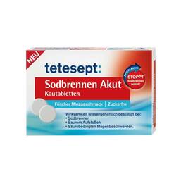 Abbildung: Tetesept Sodbrennen Akut Kautabletten Kautabletten, 20 St PZN 10144651