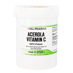Abbildung: Acerola Vitamin C GPH Pulver Pulver, 250 g PZN 10145857
