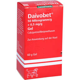 Abbildung: Daivobet 50 Mikrogramm / g + 0,5 mg / g Gel 60 g, Gel PZN 10147052