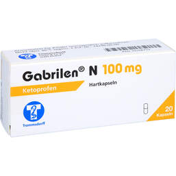 Abbildung: Gabrilen N 100 mg Hartkapseln 20 St, Hartkapseln PZN 10168752