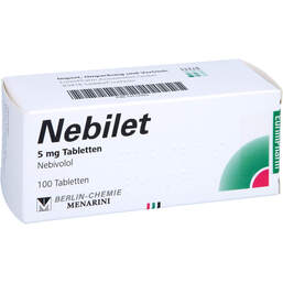 Abbildung: Nebilet Tabletten 100 St, Tabletten PZN 10172920