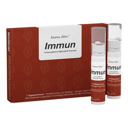Abbildung: Biomo Aktiv Immun Trinkflasche + Tabletten 7-Tages-Kombi Kombipackung, 1 P PZN 10186922