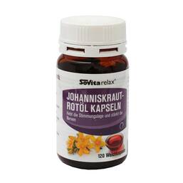 Abbildung: Sovita relax Johanniskraut-Rotöl Kapseln Weichkapseln, 120 St PZN 10188275