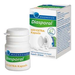 Abbildung: Magnesium Diasporal 400 Extra Kapseln 20 St, Kapseln PZN 10192590