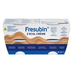 Abbildung: Fresubin 2 kcal Creme Cappuccino im Becher 24X125 g, Flüssigkeit PZN 10199066