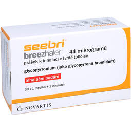 Abbildung: Seebri Breezhaler 44 Mikrogramm Hartkap.mit Pul.z.In 30 St, Hartkapseln mit Pulver zur Inhalation PZN 10199244