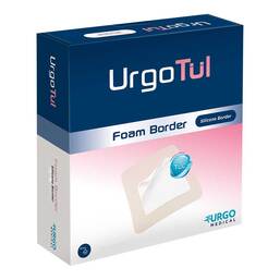 Abbildung: Urgotül Foam Border 15x15 cm Verband 10 St, Verband PZN 10203164