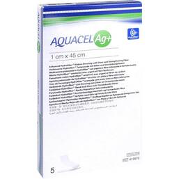 Abbildung: Aquacel Ag + 1x45 cm Tamponaden 5 St, Tamponaden PZN 10203773