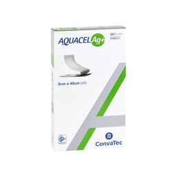 Abbildung: Aquacel Ag + 2x45 cm Tamponaden 5 St, Tamponaden PZN 10203804