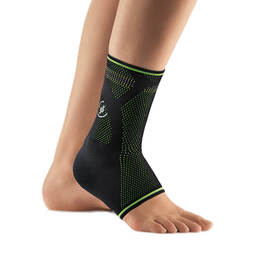 Abbildung: Bort Talostabil Sport Bandage medium schwarz / grün 1 St, Bandage PZN 10207802