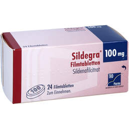 Abbildung: Sildegra 100 mg Filmtabletten 24 St, Filmtabletten PZN 10209043