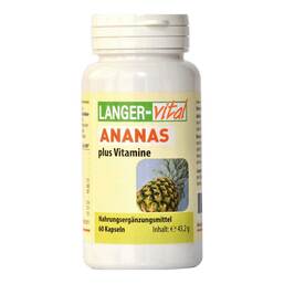 Abbildung: Ananas 900 + Bromelain 60 mg / Tg Kapseln 60 St, Kapseln PZN 10209089