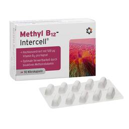 Abbildung: Methyl B12-Intercell 90 St, Kapseln magensaftresistent PZN 10210342