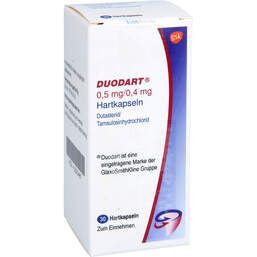 Abbildung: Duodart 0,5 mg / 0,4 mg Hartkapseln 30 St, Hartkapseln PZN 10220487