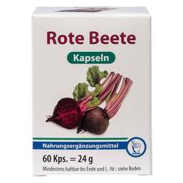Abbildung: Rote Beete Kapseln Kapseln, 60 St PZN 10221883