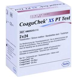 Abbildung: Coaguchek XS PT Test 48 St, Teststreifen PZN 10223416