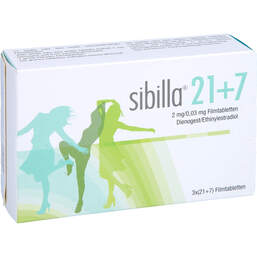 Abbildung: Sibilla 21 + 7 Filmtabletten 84 St, Filmtabletten PZN 10224166