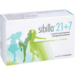 Abbildung: Sibilla 21 + 7 Filmtabletten 168 St, Filmtabletten PZN 10224172