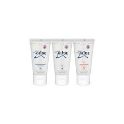Abbildung: Just Glide med.Gleitgel Sortiert 3X50 ml, Gel PZN 10227420