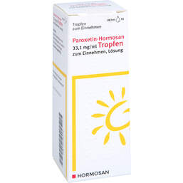 Abbildung: Paroxetin Hormosan 33,1 mg / ml Tropfen zum Einnehmen 18.5 ml, Tropfen zum Einnehmen PZN 10228276