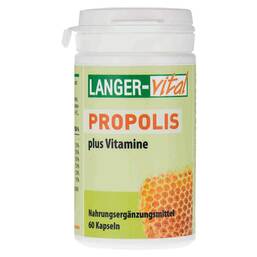 Abbildung: Propolis 255 mg pro Tag plus Vitamine Kapseln 60 St, Kapseln PZN 10233633
