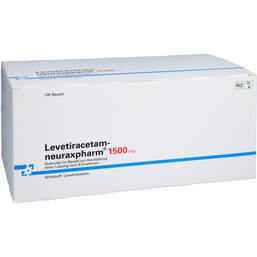 Abbildung: Levetiracetam neuraxpharm 1500 mg G.z.H.e.Lösung Ein. 100 St, Granulat PZN 10251884