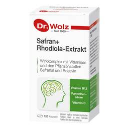 Abbildung: Safran + Rhodiola-Extrakt Dr. Wolz Kapseln Kapseln, 120 St PZN 10251944