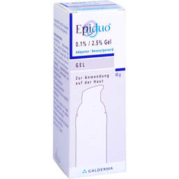 Abbildung: Epiduo 0,1% / 2,5% Gel Pumpsystem 45 g, Gel PZN 10253587