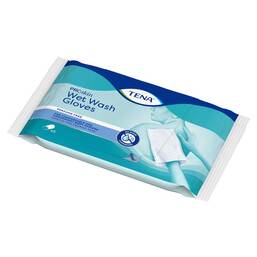 Abbildung: Tena Wet Wash Glove parfümfrei 15x23 cm blau 5 St PZN 10255847