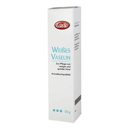 Abbildung: Caelo Weißes Vaselin HV Packg.Alutube + Schachtel 50 g, Salbe PZN 10260989 