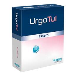 Abbildung: Urgotül Foam Heel 12x19 cm Verband 5 St, Verband PZN 10261782