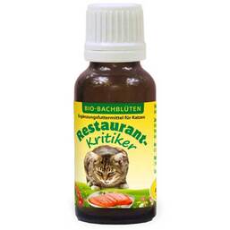 Abbildung: Bio-Bachblüten Restaurantkritiker für Katzen Flüssigkeit, 20 ml PZN 10263551