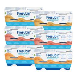 Abbildung: Fresubin dessert fruit Mischkarton im Becher 24X125 g, Flüssigkeit PZN 10271875