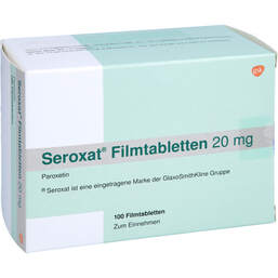 Abbildung: Seroxat 20 mg Filmtabletten 100 St, Filmtabletten PZN 10273093