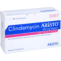 Abbildung: Clindamycin Aristo 300 mg Hartkapseln 30 St, Hartkapseln PZN 10273791