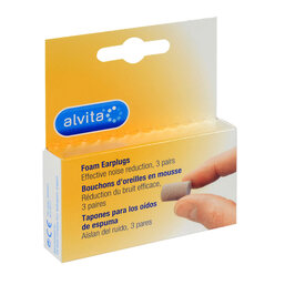 Abbildung: Alvita Ohrstöpsel Schaumstoff 6 St PZN 10276708